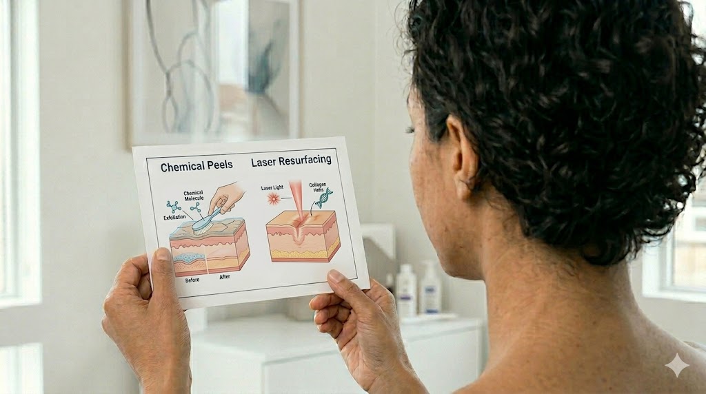 Chemical Peels vs. Laser Resurfacing