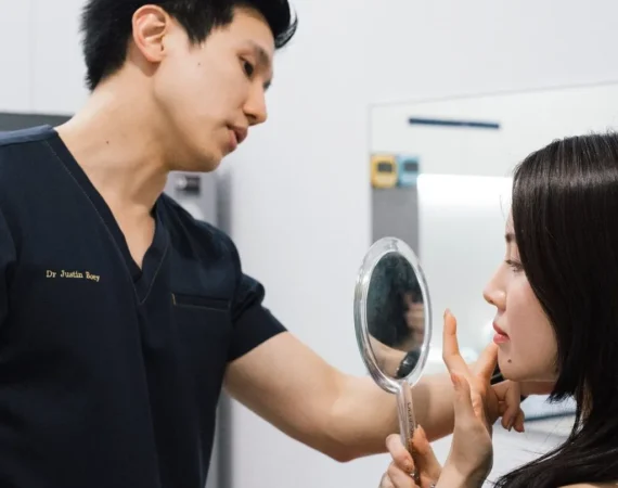 Doctor and Patient during consultation