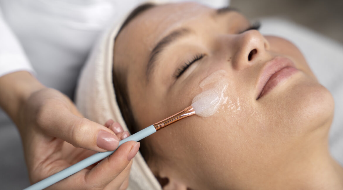 Woman getting treatment