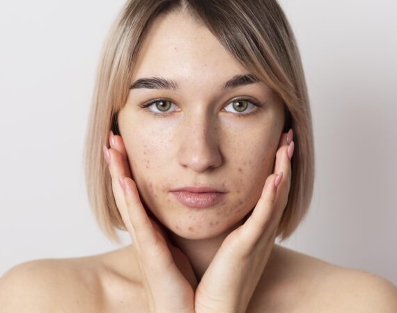 portrait of woman retouched